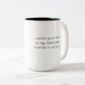 永遠に愛するマグカップ ツートーンマグカップ (正面右)