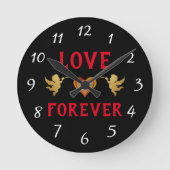 永遠に愛する時計 ラウンド壁時計 (正面)