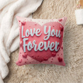 永遠に愛する枕 – バレンタインデーの贈り物 クッション (ブランケット)
