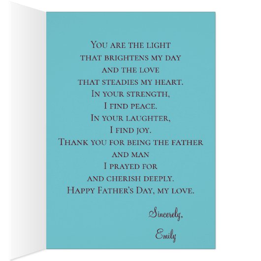 永遠に愛する父の日へ (内側 (右))