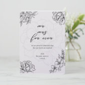 永遠に愛する結婚式招待状 招待状 (スタンド正面)