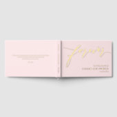 永遠に愛する編集可能なカラーフォイルゲストブック ゲストブック (全面)