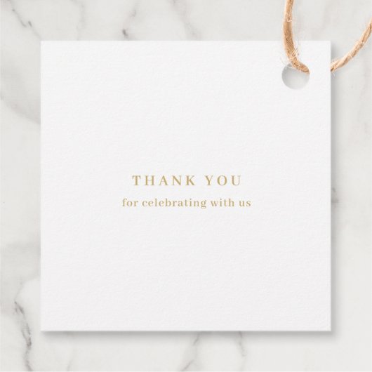 永遠に愛する編集可能なカラー結婚式の引き出物ラベル フェイバータグ (裏面)