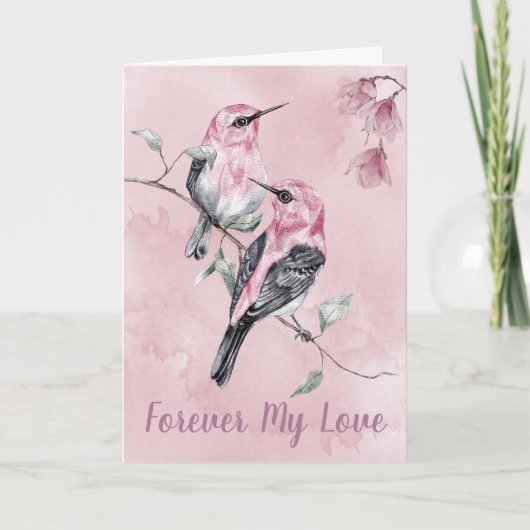 永遠に愛する鳥の水色 シーズンカード (正面)