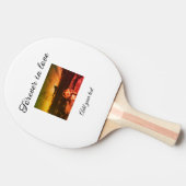 永遠に愛でカップル写真結婚の婚約したa 卓球ラケット (横)