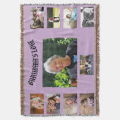 永遠に愛のおばあちゃん スローブランケット (正面縦)