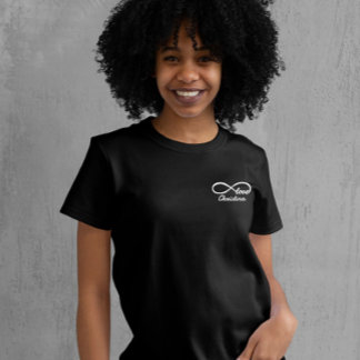 永遠に愛のカップルをパーソナライズ Tシャツ