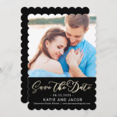 永遠に愛の結婚式は日付カードを保存 シーズンカード (正面/裏面)