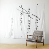 永遠に愛を誓う アーメン ウェディング クォート 背景 タペストリー (インサイチュ(横))