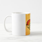 永遠に愛カラフルするハート コーヒーマグカップ (左)