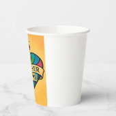 永遠に愛カラフルするハート 紙コップ (左)