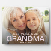 永遠に感謝おばあちゃん写真記念Keepsake フォトプラーク (正面)