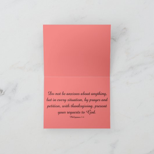 永遠に感謝する カード (内部)