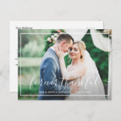 永遠に感謝す結婚る白脚本 ポストカード (正面/裏面)