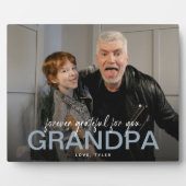 永遠に感謝のおじいちゃん写真記念 フォトプラーク (正面)