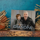 永遠に感謝のおじいちゃん写真記念 フォトプラーク (側面)