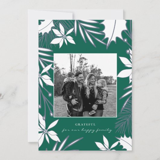 永遠に感謝の家族の写真クリスマス (正面)