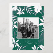 永遠に感謝の家族の写真クリスマス (正面/裏面)