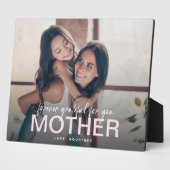 永遠に感謝の母のギフト写真記念Keepsake フォトプラーク (側面)