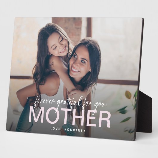 永遠に感謝の母のギフト写真記念Keepsake フォトプラーク (側面)