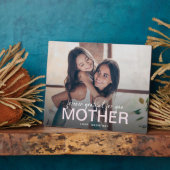 永遠に感謝の母のギフト写真記念Keepsake フォトプラーク (側面)