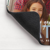 永遠に感謝の父フォトキープサケ マウスパッド (コーナー)