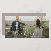 永遠に感謝結婚のサンキューカード サンキューカード (正面/裏面)