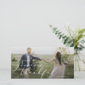 永遠に感謝結婚のサンキューカード サンキューカード (スタンド正面)