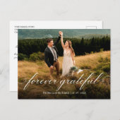 永遠に感謝結婚の写真 ポストカード (正面/裏面)