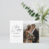 永遠に感謝 ウェディング サンクスカード ポストカード (スタンド正面)