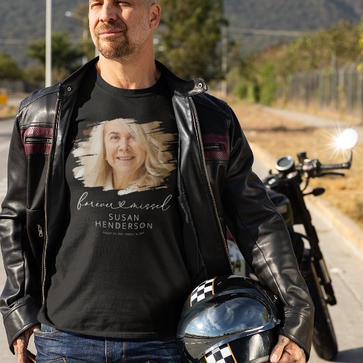 永遠に懐かしいハートの写真メモリアルTシャツ Tシャツ