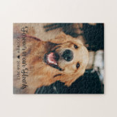 永遠に我々のハートでペット記念記念キープサケ写真 ジグソーパズル (横)