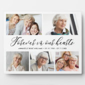 永遠に我々のハートで写真コラージュ記念広場 フォトプラーク (正面)