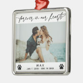 永遠に我々のハートで愛人トリビュート写真 メタルオーナメント (左)