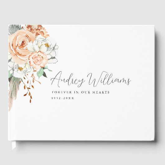 「永遠に我々のハートの中に」ボヘミアのシュンペル ゲストブック (正面)