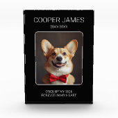 永遠に我々のハートペットロス記念記念キープサケ フォトブロック (正面)