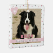 永遠に我々のハートレインボーブリッジペットロス セラミックオーナメント (右)