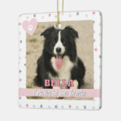 永遠に我々のハートレインボーブリッジペットロス セラミックオーナメント (左)