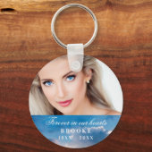 永遠に我々のハート写真の青空 キーホルダー (正面)