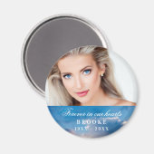 永遠に我々のハート写真の青空 マグネット (正面/裏面)