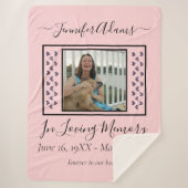 永遠に我々のハート写真記念シェルパ空白の シェルパブランケット (正面)