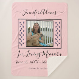 永遠に我々のハート写真記念シェルパ空白の シェルパブランケット