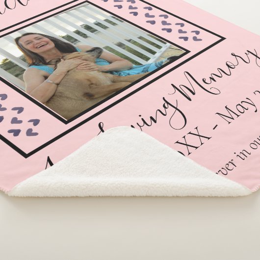 永遠に我々のハート写真記念シェルパ空白の シェルパブランケット (3/4)