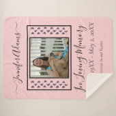 永遠に我々のハート写真記念シェルパ空白の シェルパブランケット (正面(横))