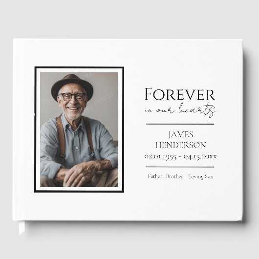 永遠に我々のハート写真記念 ゲストブック (正面)