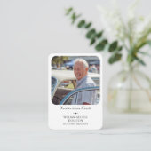 永遠に我々のハート写真追悼配布資料カード エンクロージャーカード (スタンド正面)