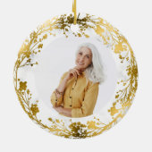 永遠に我々のハート金箔フォトメモリアル セラミックオーナメント (裏面)