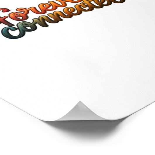 永遠に接続 ポスター (角)