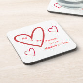 永遠に時間の中でハート コースター (左側)