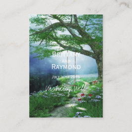 永遠に木材を望むギフトカードの挿入へのパス エンクロージャーカード